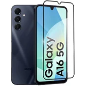GS 3D kaljeno steklo za Samsung Galaxy A16 / A16 5G, črn okvir