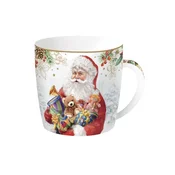 Porcelain mug, 350 ml, SANTA IS COMING - Nuova R2S brand