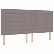 Vidaxl Vzglavje Taupe 200 cm blago