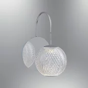 LED Stenska lampa CREMONA LED/5W/230V 3000K mat krom