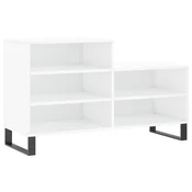Vidaxl vidaXL Omarica za čevlje visok sijaj bela 102x36x60 cm