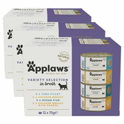 Applaws Variety Selection Konzervirana hrana za mačke, izbor v juhi 36 x 70 g