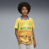 Puma KIDSUPER x MAMELODI SUNDOWNS Jersey Youth, Yellow, Size 7-8Y, Clothing