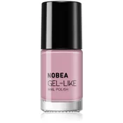 NOBEA Day-to-Day lak za nohte z gel učinkom odtenek Old style pink #N50 6 ml