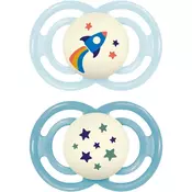 MAM Perfect Night 16m+ duda Blue/ Turquoise 2 kos