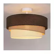Brilagi - Plafonski luster TRIO 1xE27/60W/230V precnik 40 cm braon/bež/bela