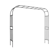 VEVOR Vrtna pergola 240x320x40 cm črna