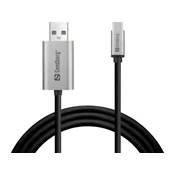 Sandberg USB-C na DisplayPort Kabel 2m video povezovalni kabel
