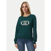 Liu Jo Pulover TF6261 MS63L Zelena Regular Fit