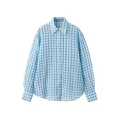 MANGO Bluza SELENA svetlo modra / črna