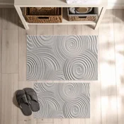 Lessentiel Maison Set prostirki za kupatilo Asr35, 2 dela, Siva
