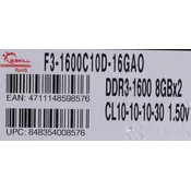 G.SKILL RipjawsX 16GB (2x8GB) DDR3 1600MHz CL10 DIMM RAM Memory