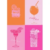 Plakat 21x30 cm Cocktail Mood za bar A4