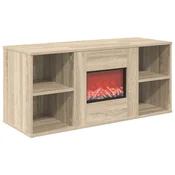 vidaXL Električni kamin Sonoma 100 x 37 x 45,5 cm Inženirski les