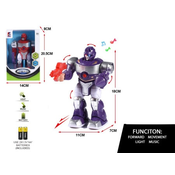 Ljubicasti robot sa zvukom i svetlom ( 677411 )