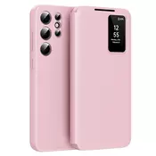 Etui Techsuit SmartView za Samsung Galaxy S22 Ultra - pink