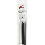 Kreul Universal Pony Hair Synthetics Komplet okroglih čopičev 6 kos.