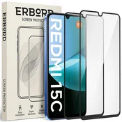 Overboard 2x kaljeno steklo za Xiaomi Redmi 15C 4G/LTE, 3D full, steklo za celoten zaslon
