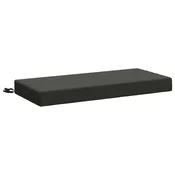 Vidaxl Blazina za klop SOEST 100% poliester Antracit 60 x 40 x 8 cm