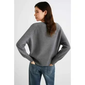 Marella Pulover Spider 2523366354 Siva Oversize