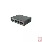 MikroTik RB760iGS hEX S, 5x10/100/1000 Ethernet ports, 1xSFP port, 880MHz, 256MB, USB, RouterOS L4