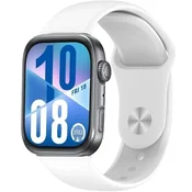 GS Silikonski pašček za Huawei Watch Fit 4/4 Pro/3, bel