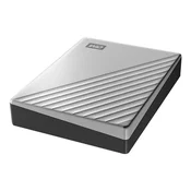 WD My Passport ULTRA 4TB USB-C 3.1, srebrn