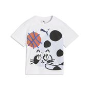 PUMA Sporty Cats Relaxed Graphic Tee Kids, Age, White, 2-3Y