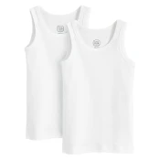 Cool Club spodnja majica 2 kosa BR CUB3011909-00-P F bela 86/92