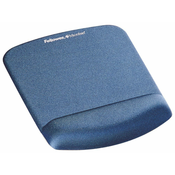 Podloga za miško in zapestje Fellowes PlushTouch modra