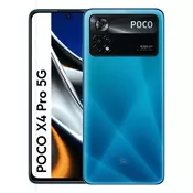 XIAOMI pametni telefon Poco X4 Pro 5G 6GB/128GB, Laser Blue