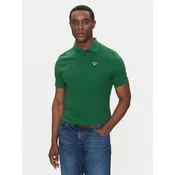 Barbour Polo majica Original Sports MML0358OL72 Zelena Tailored Fit