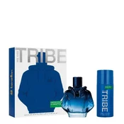Benetton Set za muškarce Tribe, Toaletna voda 80 ml i dezodorans 150 ml