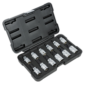 Komplet Torx nasadnih bitov 1/2, T20 - T100 JBM
