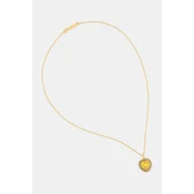 Srebrna ogrlica AMBUSH Heart Class Ring Charm Necklace