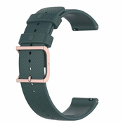 BStrap Silicone Rain pašček za Xiaomi Amazfit GTS, dark green