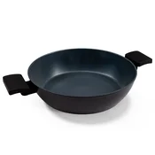 BE Living Niska posuda za kuhanje s poklopcem Delight Black 28 cm