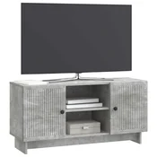 TV omarica 102 x 34,5 x 50 cm Betonsko siva Inženirski les