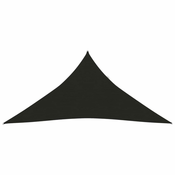 Jedro za zaštitu od sunca 160 g/m2 crno 3 x 3 x 3 m HDPE