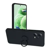 SILIKONSKA RING maska za XIAOMI Redmi NOTE 12 5G crna