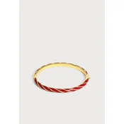 Ted Baker Zapestnica Twist Enamel Hinged Bangle zlata/živo rdeča
