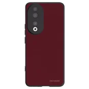 Silikonski črni ovitek za Honor 90 5G - Burgundy red