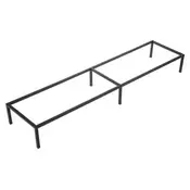 FIVE okvir sa nogarama MIX&MODUL 134 x 29 x 15,2 cm, crni