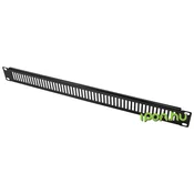 LogiLink 19 Blank Panel 1U, perforirani, crna