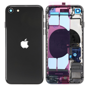Apple iPhone SE (2. generacija 2020) - Zadnje ohišje z majhnimi deli (Black)
