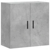 MAISON CHIC Stenska omarica - Zidna omarica betonsko siva 60x31x60 cm inženirski les iu104, (22062379)