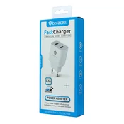 TERACELL EVOLUTION Kucni punjac TC-08 5V 2.4A 12W beli