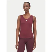 Guess Top V6YP09 K4312 Bordo rdeča Regular Fit