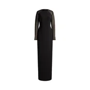 LAUREN RALPH LAUREN Večerna obleka 253P13856001 Črna Regular Fit