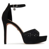 Sandali NINE WEST TS6218-01 Črna